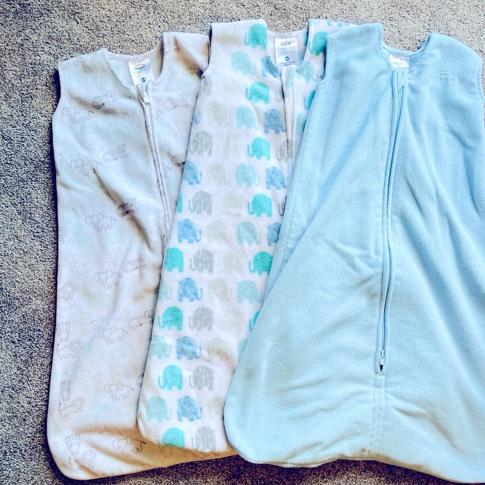 Halo sleep sacks fleece set of 3